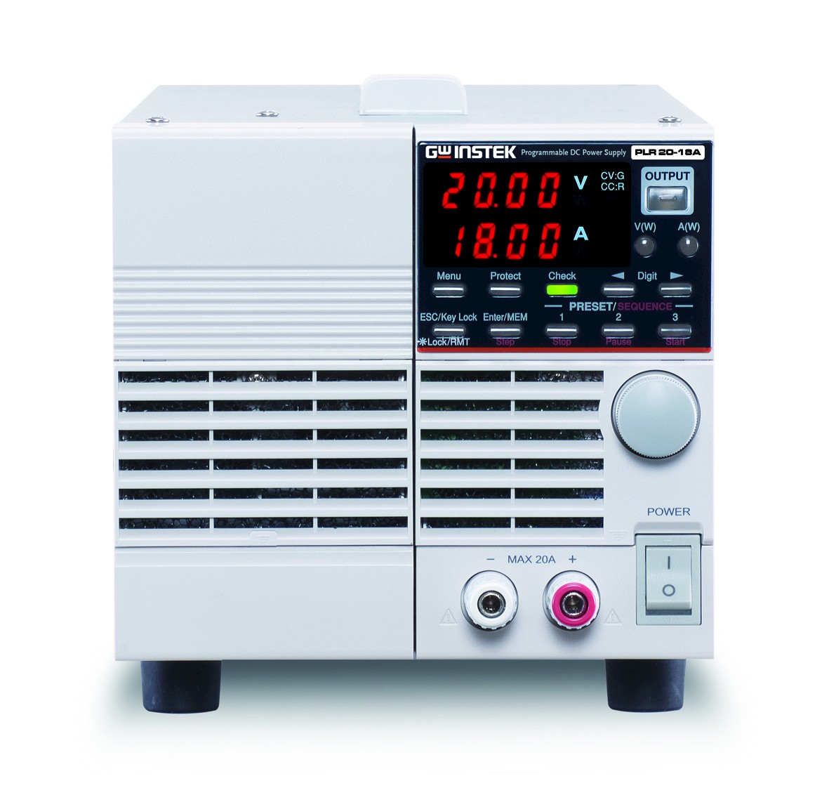 (0~20V/0~18A/360W) Low Noise DC Power Supply
