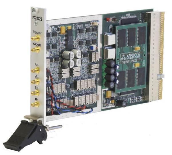 PD24222 PXI Dual channel 24-bit / 192ksps Digitizer