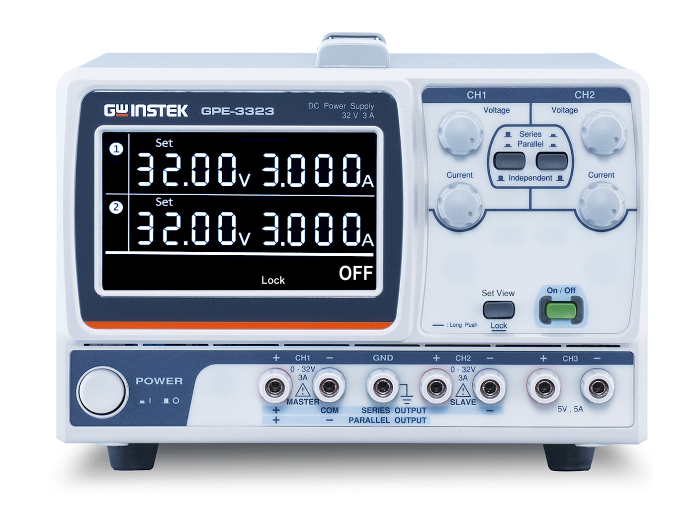 Linear DC Power Supply | 217 W, 3 channel