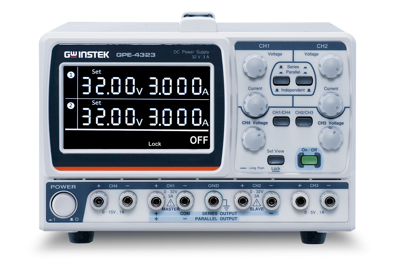Linear DC Power Supply | 212 W, 4 channel