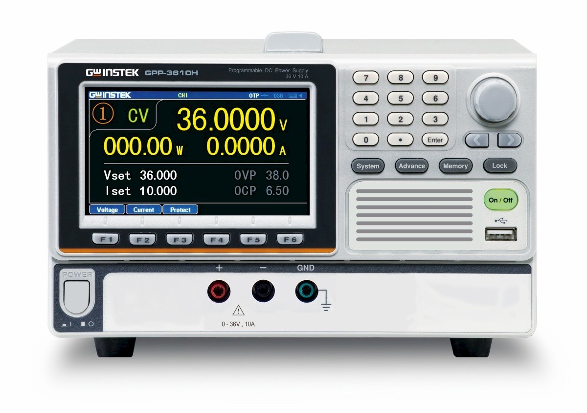 36V/10A programmable DC Power Supply