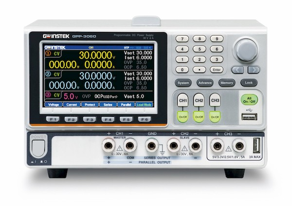 385W-3-Channel, Programmable Linear D.C. Power Supply, USB+LAN