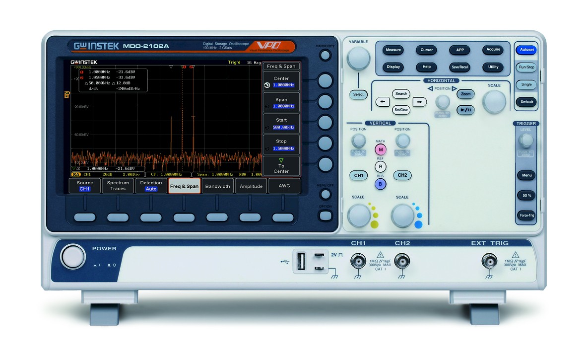 MDO-2102A Mixed Domain Oscilloscope